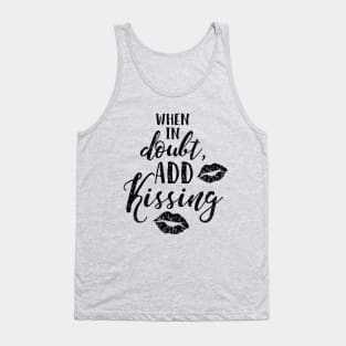 Kissing in Gray Tank Top